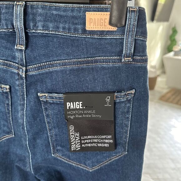PAIGE Hoxton High Rise Ankle Skinny Jeans - Picture 5 of 10